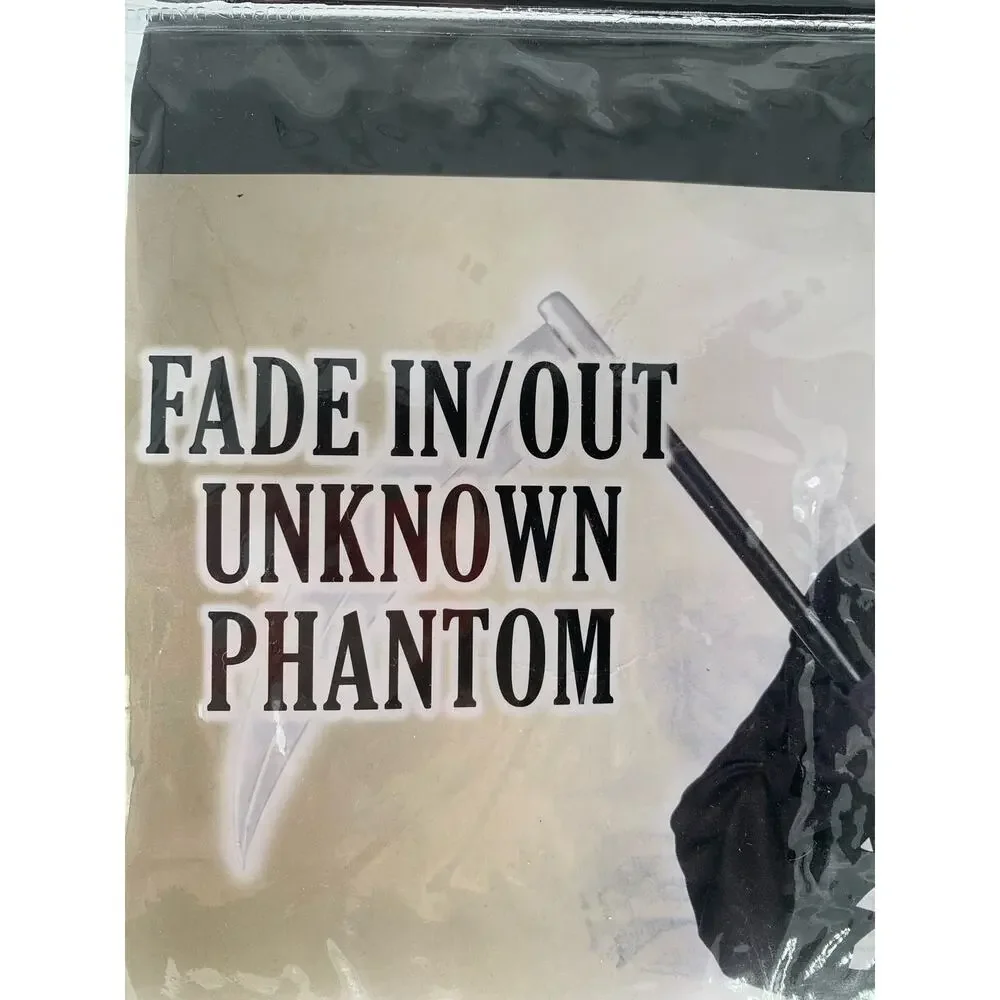 Phantom Costume Halloween Unknown Fade In/Out Child Sz Large 12-14 Robe Glasses